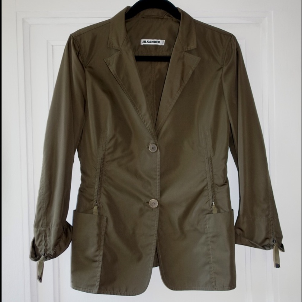 Nil Sander Olive Jacket LIKE NEW